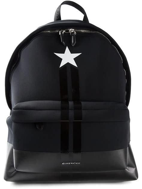 Givenchy Star Print Backpack in Black 